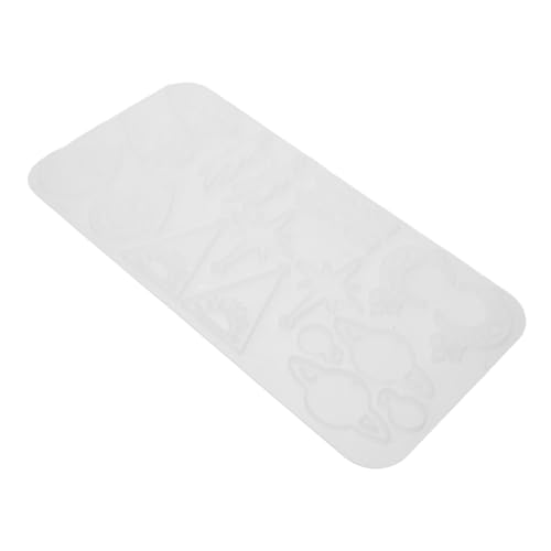 SEWOART Kristall Epoxidform Schmuckherstellung Silikonform Mondform Epoxidharzform Anhängerform Schmuckanhänger Silikonform Epoxid Anhängerformen Halskettenform Kieselgel Weiß von SEWOART
