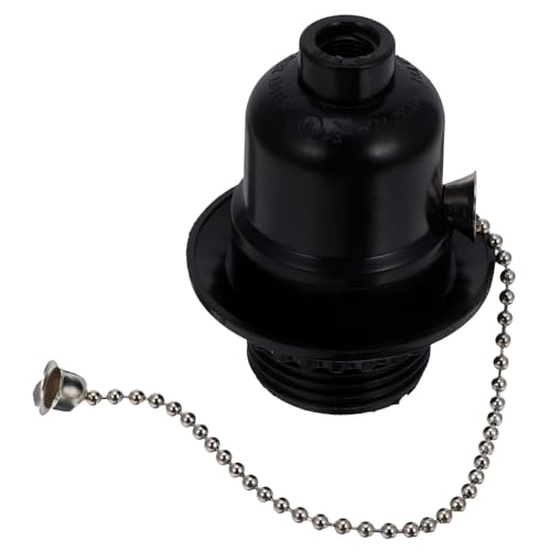 SEWOART Lampenfassung mit Zugschalter Schwarzer Adapter für Glühbirnen Kompatibel mit Pendelleuchten und Wandleuchten Installieren Langlebig und für Zuhause SEWOART Lampenfassung mit Zugschalter Schwarzer Adapter für Glühbirnen Kompatibel mit Pendelleuchten und Wandleuchten Installieren Langlebig und für Zuhause von SEWOART
