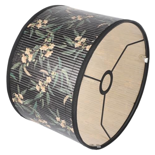 SEWOART Lampenschirm Trommel Vintage Stil Abstraktes Blumenmuster Tischlampe Ersatzschirm Stabil Langlebig Für Wohnzimmer Schlafzimmer Büro SEWOART Lampenschirm Trommel Vintage Stil Abstraktes Blumenmuster Tischlampe Ersatzschirm Stabil Langlebig Für Wohnzimmer Schlafzimmer Büro von SEWOART