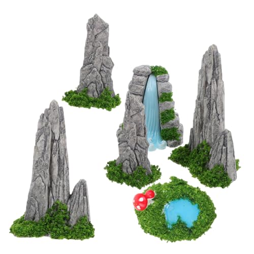 SEWOART Miniatur Landschaftsdeko Teilig Wetterfeste Harz Ornamente mit Mini Teich und Wasserfall Vielseitige DIY Garten und Zimmerdekoration Einzigartige Formgestaltung für Micro SEWOART Miniatur Landschaftsdeko Teilig Wetterfeste Harz Ornamente mit Mini Teich und Wasserfall Vielseitige DIY Garten und Zimmerdekoration Einzigartige Formgestaltung für Micro von SEWOART