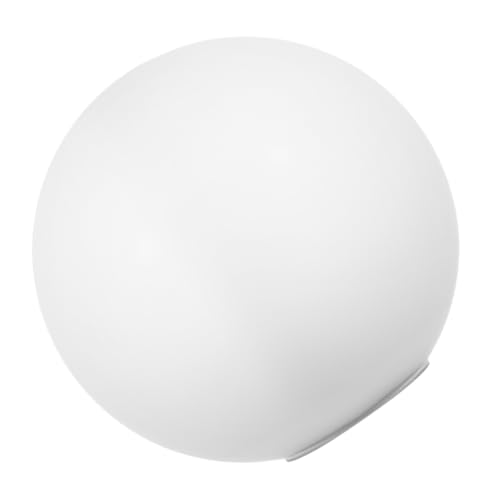 SEWOART Moderner Runder Glasschirm Weißer Lampenschirm Ersatz für Tischlampe und Pendelleuchte Klare Glaskugel Lampenschirm für Büro und Zuhause Einfache Montage Langlebig und Vielseitig von SEWOART