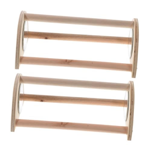 SEWOART Multifunktionale Hühner Ruhebar aus Holz Leichter Stabiler Stand mit Platzersparnis für Soziale Küken und Hühner Fördert Aktivität und Wohlbefinden im Stall und Brutschrank von SEWOART