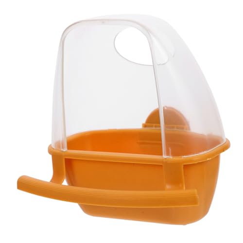 SEWOART Papagei Vogelfutterbehälter Spritzwassergeschützt Transparenter Futterspender Für Kleine Und Langlebig Für Außenbereich Fütterung Von Wildvögeln von SEWOART