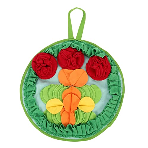 SEWOART Kaninchen Beschäftigung Spielzeug Schnüffelmatte Für Kaninchen Polarfleece Futtermatte Langsames Fressen Kissen Interaktives Spielzeug von SEWOART