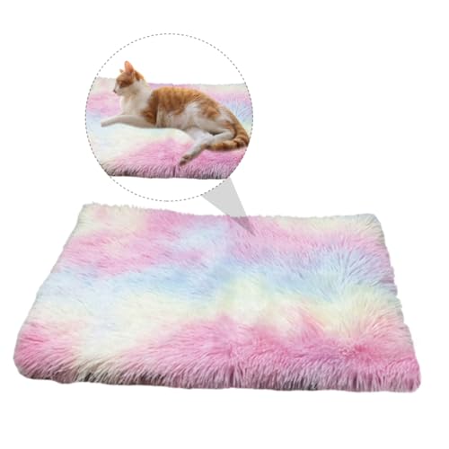 SEWOART Plüschiges Katzenbett Kuschelkissen und Schlafplatz Leicht und Bunt Waschbar für Kleine Haustiere Komfortabel für Schlaf und Spiel Tragbar für Reisen und Camping SEWOART Plüschiges Katzenbett Kuschelkissen und Schlafplatz Leicht und Bunt Waschbar für Kleine Haustiere Komfortabel für Schlaf und Spiel Tragbar für Reisen und Camping von SEWOART