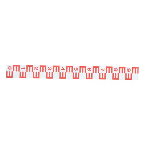 SEWOART Reflektierender Wasserstandsanzeiger PVC Aufkleber Selbstklebend Wasserstandsmesser Pool Level Indicator Für Bau Renovierung Ingenieurwesen von SEWOART