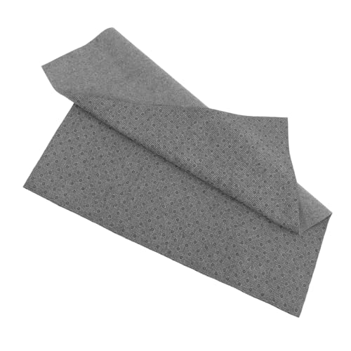 SEWOART Rutschfester Stoff aus Filz Blechbehälter paillettenbesetzte Haarnadeln Minibehälter Teppichunterlage DIY-Teppich Teppichherstellungsbedarf Teppichrücken rutschfest Grey von SEWOART