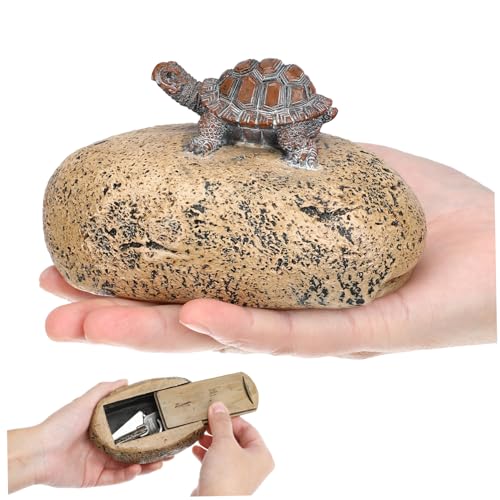 SEWOART Schlüsselsafe Steinoptik Schildkröte Diskreter Schlüsselhalter Langlebigem Resin für Außenbereich Gartendekoration mit Verstecktem Fach für Ersatzschlüssel SEWOART Schlüsselsafe Steinoptik Schildkröte Diskreter Schlüsselhalter Langlebigem Resin für Außenbereich Gartendekoration mit Verstecktem Fach für Ersatzschlüssel von SEWOART