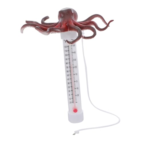 SEWOART Schwimmbecken Thermometer Schwimmend Oktopusform Präzise Temperaturmessung für Pools Spas Kinderfreundlich Robust Wasserfest SEWOART Schwimmbecken Thermometer Schwimmend Oktopusform Präzise Temperaturmessung für Pools Spas Kinderfreundlich Robust Wasserfest von SEWOART