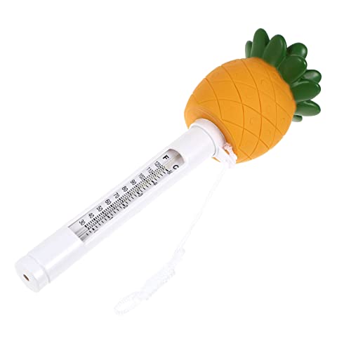 SEWOART Schwimmendes Ananas Poolthermometer Cartoon Design für Kinder Wassertemperaturmessgerät für Schwimmbad Badewanne und Teich Einfach zu Lesen und Dekorativ für und Außenpools SEWOART Schwimmendes Ananas Poolthermometer Cartoon Design für Kinder Wassertemperaturmessgerät für Schwimmbad Badewanne und Teich Einfach zu Lesen und Dekorativ für und Außenpools von SEWOART