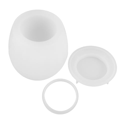 SEWOART Silikon Aufbewahrungsbox Form mit Deckeln Langlebige Flexible Silikonform für DIY Harz Aufbewahrungsgläser Vielseitig für Schmuck Süßigkeiten und Dekoration Einfache Entformung von SEWOART