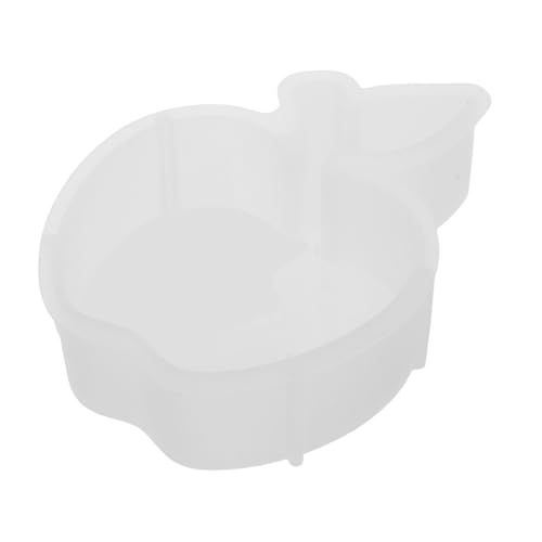 SEWOART Silikonform Für Weihnachtsdekoration Ornament Silikonform Für Harzguss Silikonformen Für Süßigkeiten Seifenform Apfelform Für Schokolade Gussform Für Schmuck Weißes von SEWOART