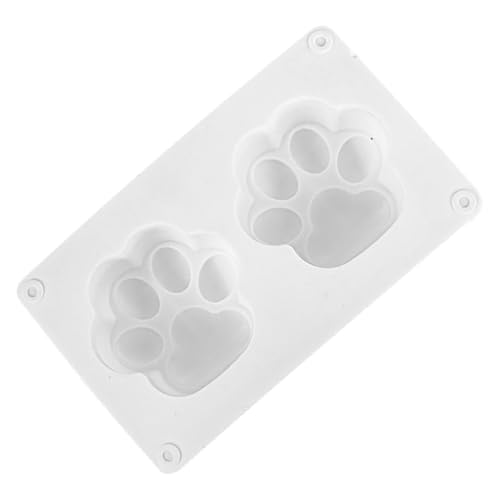 SEWOART Silikonform Katzenpfote Fach DIY Epoxidharz Gießform Flexibel Langlebig für Kreative Bastelprojekte und Schmuckherstellung Leicht zu Reinigen und Wiederverwendbar von SEWOART