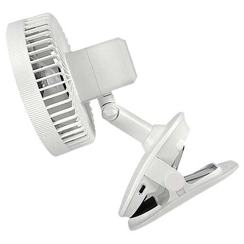 SEWOART Tragbarer Clip mit LED Nachtlicht Wiederaufladbarer USB Tischventilator Klein und Drehbar für Büro und Reisen Leise und Handlich für Unterwegs SEWOART Tragbarer Clip mit LED Nachtlicht Wiederaufladbarer USB Tischventilator Klein und Drehbar für Büro und Reisen Leise und Handlich für Unterwegs von SEWOART