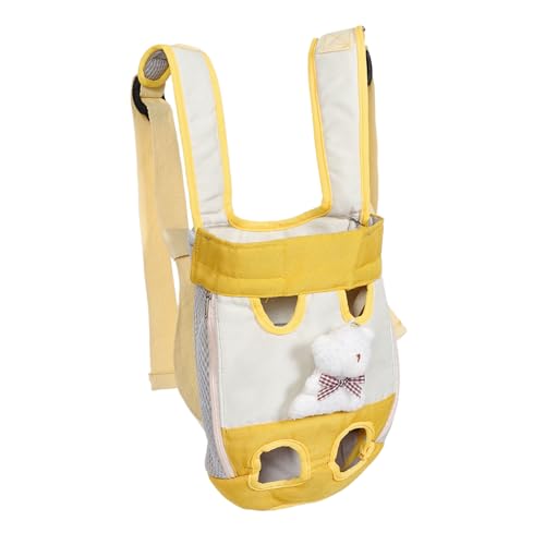 SEWOART Tragbarer Haustier Rucksack für Kleine Hunde und Mittelgroße Katzen Atmungsaktives Design mit Doppel schultergurten für Komfortablen Transport bei Wanderungen und Reisen von SEWOART