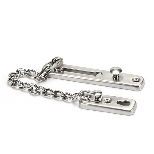 SEWOART Türkette Sicherheitskette für Türen mit Riegelverschluss für Zuhause und Hotel Silber SEWOART Türkette Sicherheitskette für Türen mit Riegelverschluss für Zuhause und Hotel Silber von SEWOART
