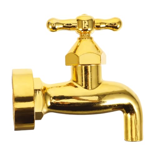 SEWOART Unsichtbarer Fließender Wasserhahn Für Gartenbrunnen Magische DIY Wasserfontäne Für Teiche Und Wasserwände Goldfarbene Ausführung Für Außenbereiche von SEWOART