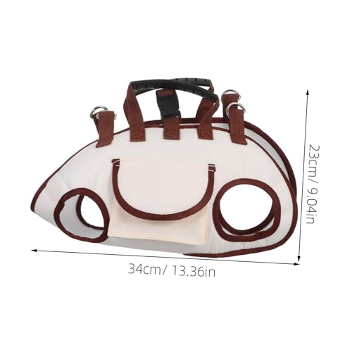 SEWOART Verstellbarer Hundetrage Sling Tragbarer Haustier-Lifter Full-Body-Geschirr Crossbody Tragetasche für Kleine und Mittlere Katzen Hunde Leicht und Kompakt für Reisen Spaziergänge von SEWOART