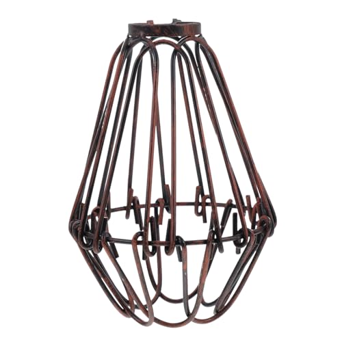 SEWOART Vintage Decken und Hängeleuchte Lampenschirm Robustem Eisen Draht Dekorativer Lampenschirm für Wohnzimmer Esszimmer Schlafzimmer und Veranda Vielseitig Einsetzbar für Stilvolle von SEWOART