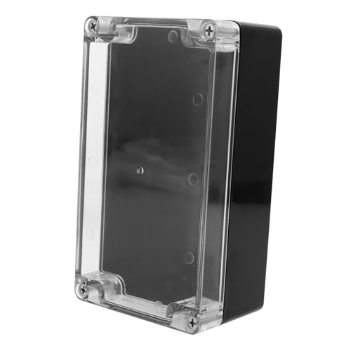 SEWOART Wetterfeste Kleine Elektrische Abzweigdose mit Transparentem Deckel Wasserdichtes Kunststoffgehäuse für Außenbereiche Schutzbox für Stromüberwachung und Flexible Montage von SEWOART
