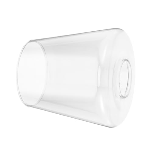 SEWOART Zylinder Glaslampenschirm Klar Ersatzglas Lampenabdeckung Kompatibel mit Fassung Dekorativer Lampenschirm für Kronleuchter Wandleuchte Pendelleuchte Tischlampe Loch SEWOART Zylinder Glaslampenschirm Klar Ersatzglas Lampenabdeckung Kompatibel mit Fassung Dekorativer Lampenschirm für Kronleuchter Wandleuchte Pendelleuchte Tischlampe Loch von SEWOART