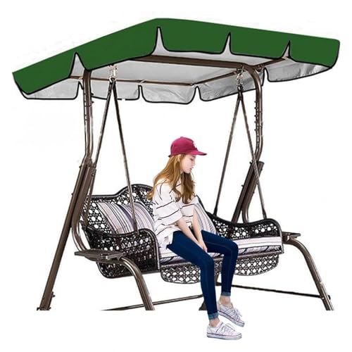 600D Hochwertiges,Silberbeschichtetes Oxford-Gewebe Schaukel Dachbezug Winddicht,Robust und Reißfest für Hollywoodschaukeln Dachbezug ,green-190*132*15cm 600D Hochwertiges,Silberbeschichtetes Oxford-Gewebe Schaukel Dachbezug Winddicht,Robust und Reißfest für Hollywoodschaukeln Dachbezug ,green-190*132*15cm von SEXIPLEXIX