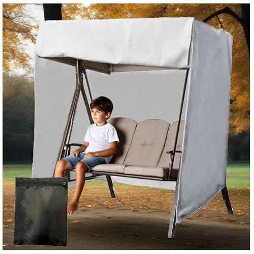 Abdeckung Hollywoodschaukel 3 Sitzer Waterproof，Windproof, UV-Resistant, Heavy Duty Dach Für Hollywoodschaukeln für Rasen, Garten, Party von SEXIPLEXIX