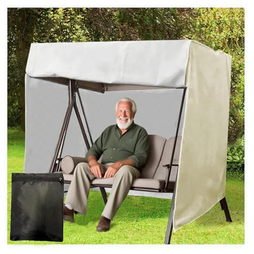 Abdeckung Hollywoodschaukel Waterproof，Windproof, UV-Resistant, Heavy Duty Hollywoodschaukel Abdeckung 3 Sitzer für Rasen, Garten, Party von SEXIPLEXIX