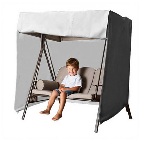 Hollywoodschaukel Abdeckung 3 Sitzer Waterproof，Windproof, UV-Resistant, Heavy Duty Abdeckung Hollywoodschaukel für Rasen, Garten, Party von SEXIPLEXIX