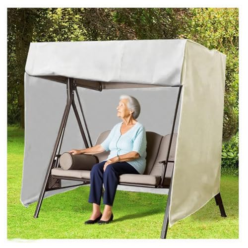 Hollywoodschaukel Abdeckung 3 Sitzer Waterproof and UV-Resistant Schaukel Zubehör für Rasen, Garten, Party ,Beige-220*125*170cm Hollywoodschaukel Abdeckung 3 Sitzer Waterproof and UV-Resistant Schaukel Zubehör für Rasen, Garten, Party ,Beige-220*125*170cm von SEXIPLEXIX