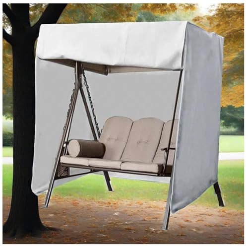 Hollywoodschaukel Abdeckung 3 Sitzer Waterproof and UV-Resistant Schaukel Zubehör für Rasen, Garten, Party ,Gray-223*152*183cm Hollywoodschaukel Abdeckung 3 Sitzer Waterproof and UV-Resistant Schaukel Zubehör für Rasen, Garten, Party ,Gray-223*152*183cm von SEXIPLEXIX
