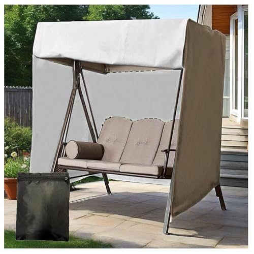 Hollywoodschaukel Abdeckung Waterproof and UV-Resistant Abdeckplane Hollywoodschaukel für Rasen, Garten, Party von SEXIPLEXIX
