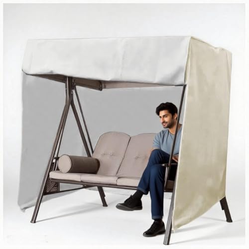 Hollywoodschaukel Abdeckung Waterproof and UV-Resistant Garden Swing Cover für Rasen, Garten, Party von SEXIPLEXIX