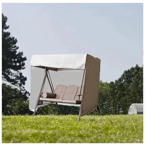 Hollywoodschaukel Abdeckung Waterproof and UV-Resistant Hollywoodschaukel Abdeckung 3 Sitzer für Rasen, Garten, Party ,Brown-223*152*183cm Hollywoodschaukel Abdeckung Waterproof and UV-Resistant Hollywoodschaukel Abdeckung 3 Sitzer für Rasen, Garten, Party ,Brown-223*152*183cm von SEXIPLEXIX