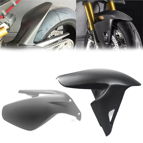 Motorrad-Karosserieschutz Für Ducati Streetfighter V4S 2020 2021 2022 2023 Motorrad Schutz Verkleidung Abdeckung Schutz Carbon Fiber Front Fender & Hinten Hugger Kotflügel von SEYXF