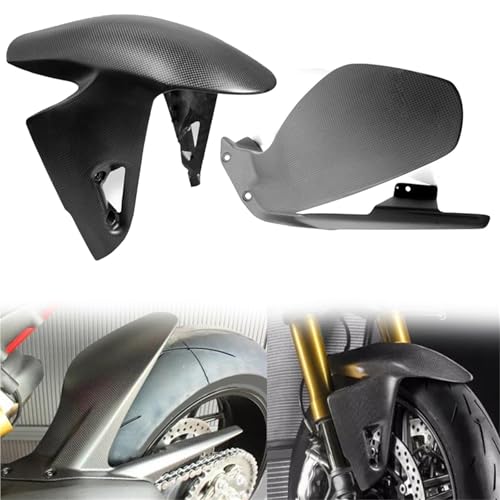 Motorrad-Karosserieschutz Motorradzubehör Carbon Fiber Front Fender & Kotflügel Hinten Schutz Verkleidung Gugel Abdeckung Panel Für Ducati Streetfighte V4 2020 2021 2022 2023 von SEYXF