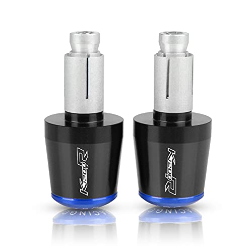 Motorrad Lenkerenden Für BMW K1200R Sport K 1200 R 2005 2006 2007 2008 Motorrad CNC Aluminium Lenkergriffe Bar Ends Lenker Griffkappe Slider(Black- Blue) von SEYXF
