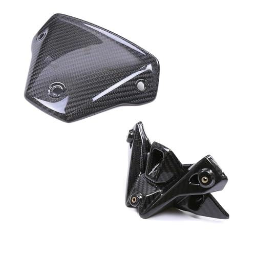 SEYXF Motorrad-Karosserieschutz Für BMW M1000R 2023–2024 Motorrad-Windschutzscheibe Mit Halterung, Carbonfaser-Armaturenbrettabdeckung, Verkleidungsschutz, Verkleidungsschutz, Zubehör von SEYXF