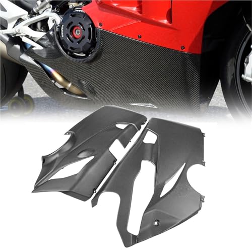 SEYXF Motorrad-Karosserieschutz Motorrad-Bauchwannenschutz Aus Kohlefaser, Verkleidungsschutz, Schutzabdeckung, Verkleidungsschild, Zubehör Für Ducati Panigale V4R 2018 2019 2020 2021 von SEYXF