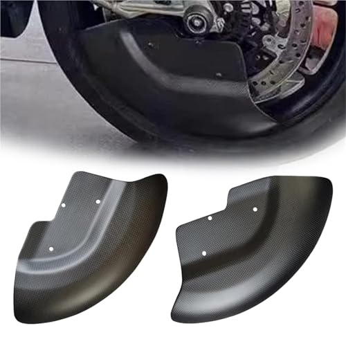 SEYXF Motorrad-Karosserieschutz Motorrad Carbon-Bremssattelabdeckung Vorn, Radkappen-Set, Schutzabdeckung, Verkleidungsschild, Zubehör Für Aprilia RS V4 2020 2021 2022 2023 2024(Black-Matte) von SEYXF
