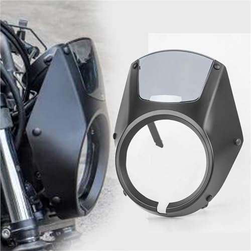 SEYXF Motorrad-Karosserieschutz Motorrad-Windschutzscheibenverkleidung Mattschwarze Verkleidung Scheinwerferverkleidung Schutzabdeckung Für H-ONDA CL/SCL 250 2023 2024 von SEYXF