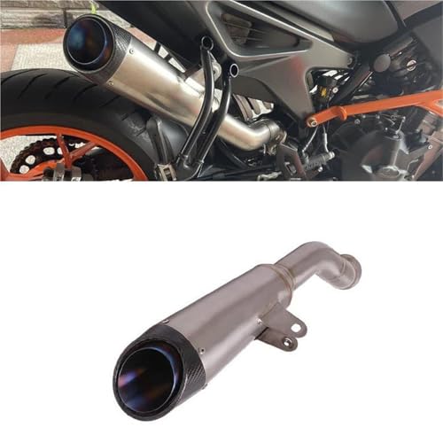 SEYXF Motorradauspuff Für Duke 890 2020 2021 2022 Motorrad-Auspuffschalldämpfer Aus Titanlegierung von SEYXF