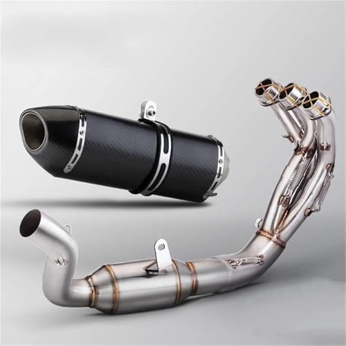 SEYXF Motorradauspuff Motorrad-Auspuff-Verbindungsrohr Vorne Für Yamaha MT-09 MT09 Xsr900 2021 2022 2023(Multi-Colored) von SEYXF