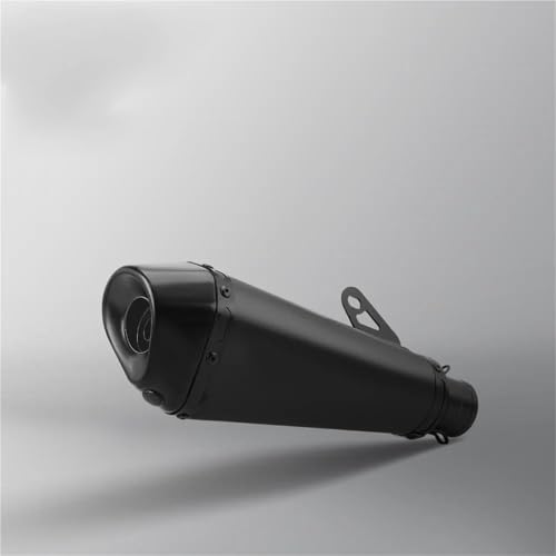 SEYXF Motorradauspuff Motorrad-Auspuffrohr-Verbindungsstück 51 Mm Schalldämpfer Für Trident 660 Für Daytona 660 2021 2022 2023 2024(Nero) von SEYXF
