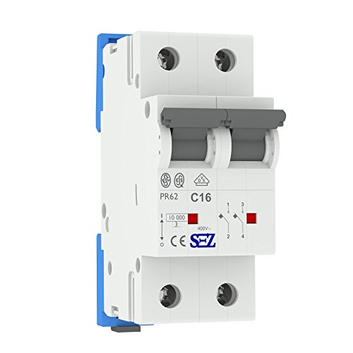 SEZ Leitungsschutzschalter C 16A 2P 10kA VDE C16A Sicherungsautomat Sicherung PR62 0099229 SEZ 1415 SEZ Leitungsschutzschalter C 16A 2P 10kA VDE C16A Sicherungsautomat Sicherung PR62 0099229 SEZ 1415 von SEZ