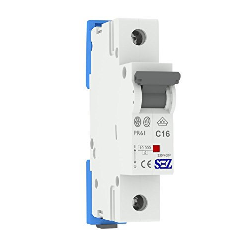 SEZ Leitungsschutzschalter C 16A 1p 10kA VDE C16A Sicherungsautomat Sicherung 1095 von SEZ