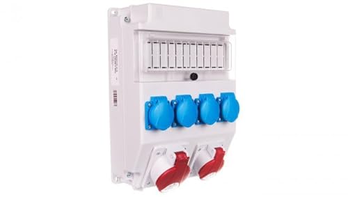 Verteiler 1x32A 5P/ 1x16A 5P 4x250V Fenster IP54 ROS 11/X-21 Saison 5906395154081 Verteiler 1x32A 5P/ 1x16A 5P 4x250V Fenster IP54 ROS 11/X-21 Saison 5906395154081 von SEZ