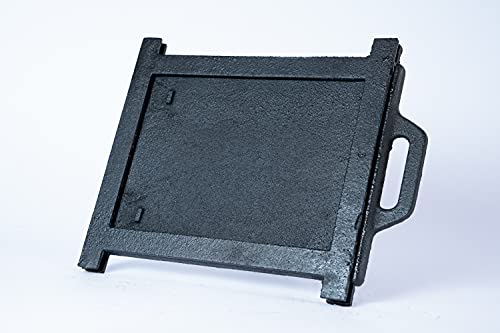 Euro Sezam Schornsteinschloss mit Platte, Rauchhaubenverschluss, Ofenverschlussplatte, Gusseisen-Schornsteinaufsatz für Rauchabzug, Temperaturregelung für den Ofen, SZ003 25.50x1.70x32cm Euro Sezam Schornsteinschloss mit Platte, Rauchhaubenverschluss, Ofenverschlussplatte, Gusseisen-Schornsteinaufsatz für Rauchabzug, Temperaturregelung für den Ofen, SZ003 25.50x1.70x32cm von SEZAM