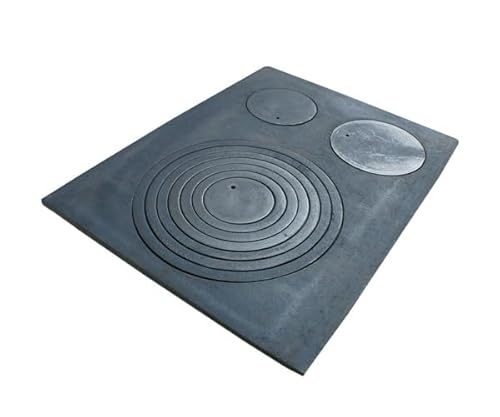 SEZAM Gussplatte zum ofen mit 3-Loch 68x52cm Kohleplatte Kaminplatte Grauguss Gusseisen SEZAM Gussplatte zum ofen mit 3-Loch 68x52cm Kohleplatte Kaminplatte Grauguss Gusseisen von SEZAM