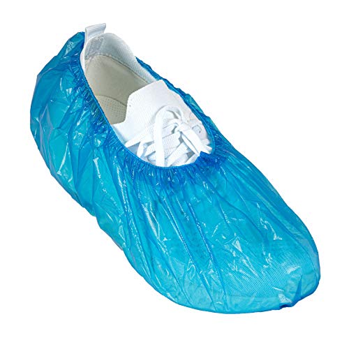 SOFEX Blaue Schuhüberzieher Einweg – Wasserdichte, Latexfreie PE Überziehschuhe, 100 Stück, Regenschutz, wasserdichte Schutzüberzieher für Baustellen, Medizin, Hausgebrauch und Outdoor SOFEX Blaue Schuhüberzieher Einweg – Wasserdichte, Latexfreie PE Überziehschuhe, 100 Stück, Regenschutz, wasserdichte Schutzüberzieher für Baustellen, Medizin, Hausgebrauch und Outdoor von SF Medical Products GmbH